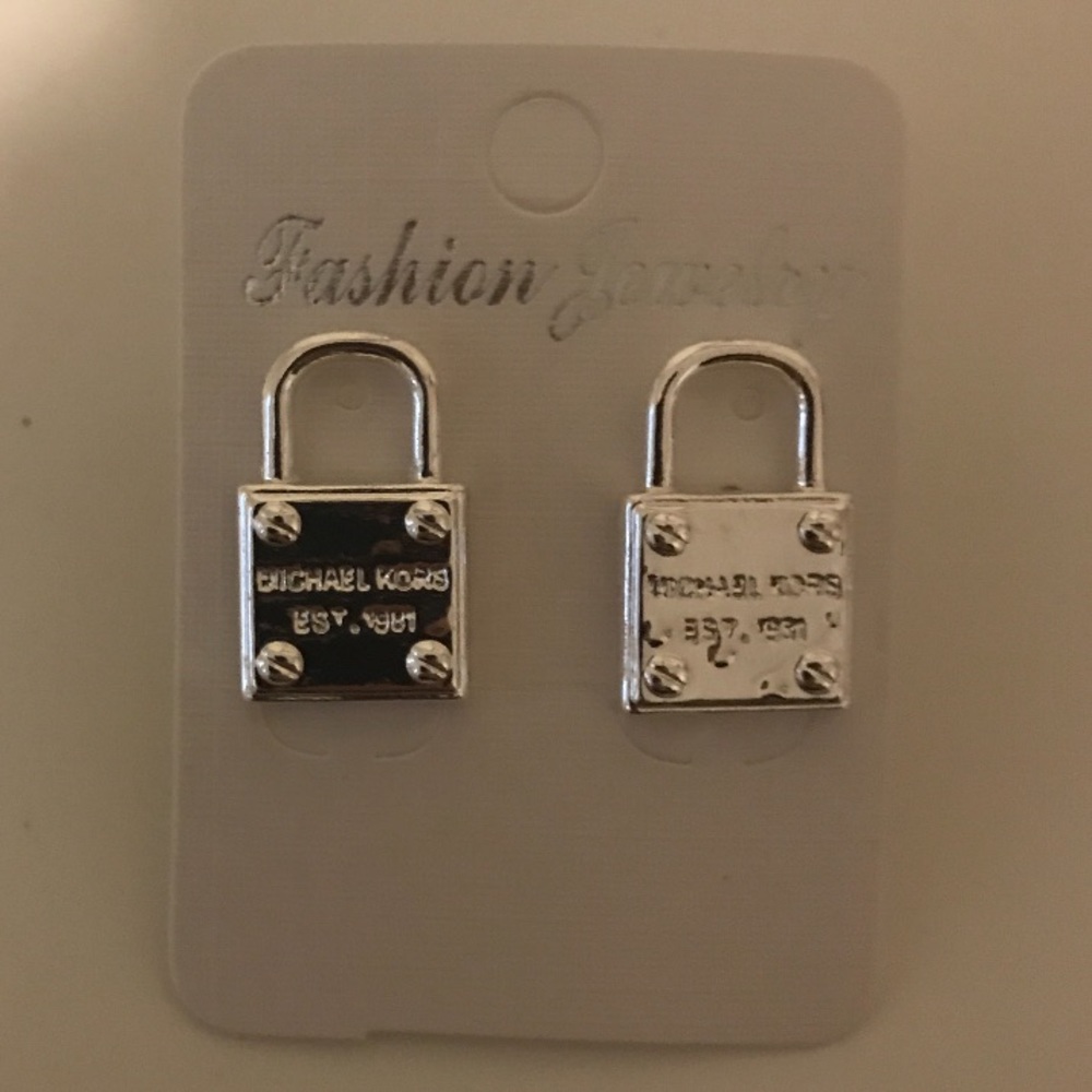 Michael Kors Lock Earrings